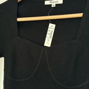 Wide rib sweater top from Madewell